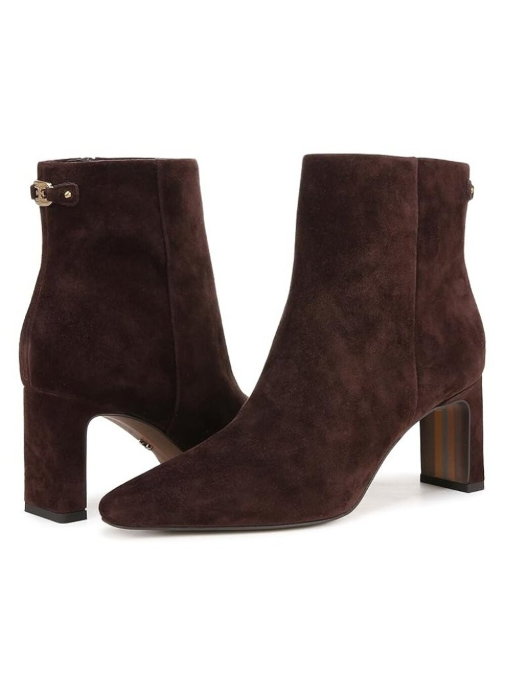 Sam Edelman Saige Suede Dress Boots Cafe Noir Size 9.5 NWT
